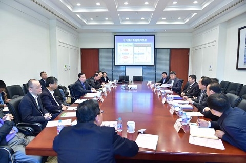 包信和常务副校长会见陕西延长石油（集团） 有限责任公司客人