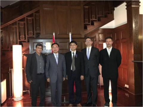 环境科学与工程系陈建民教授荣获法国棕榈叶教育骑士勋章